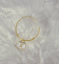 Load image into Gallery viewer, Adult Bangle Bracelet with one charm

